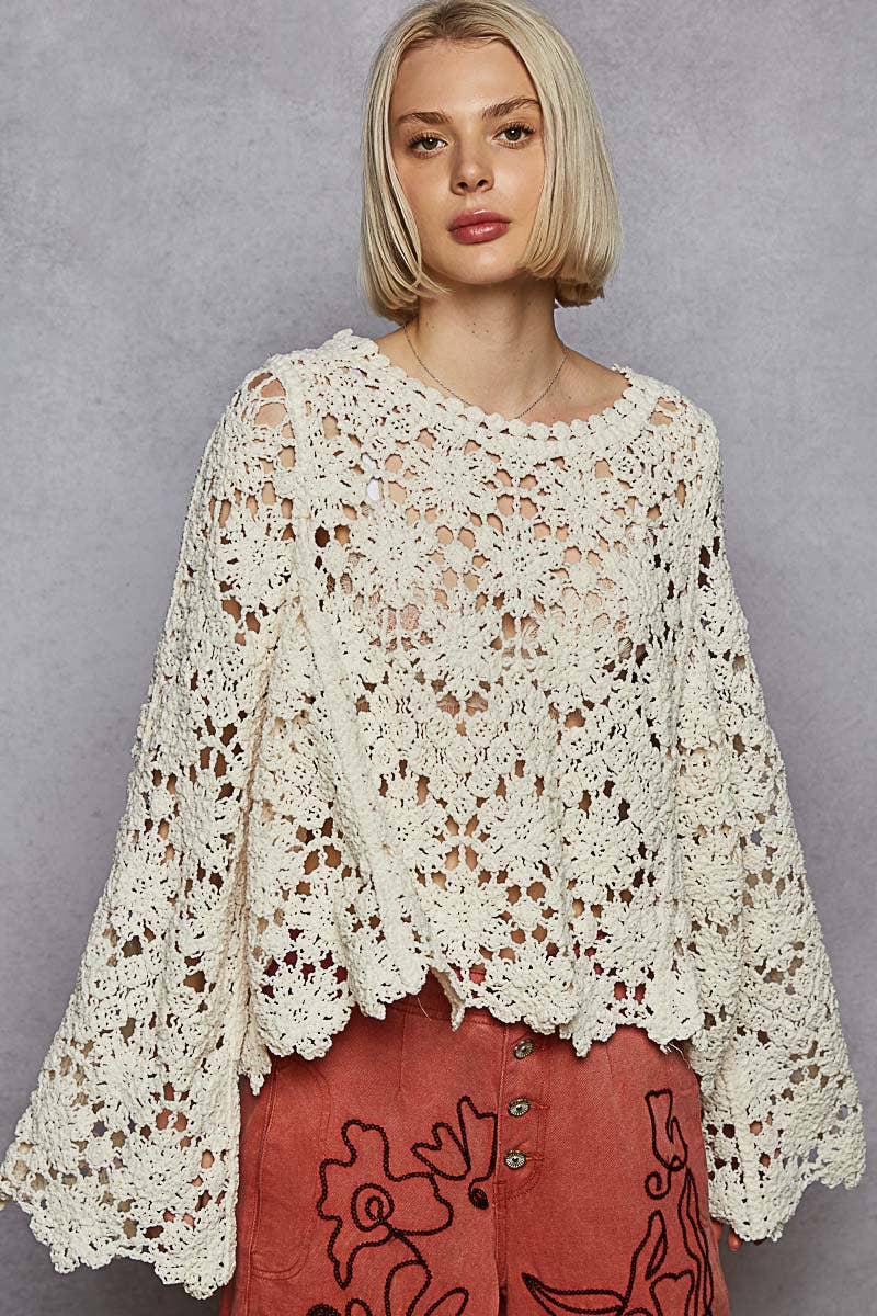 Crochet Chenile Sweater