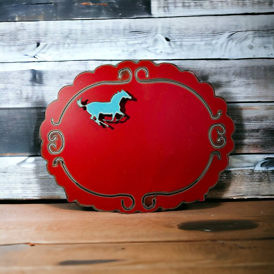 Metal Horse Frame with Magnet