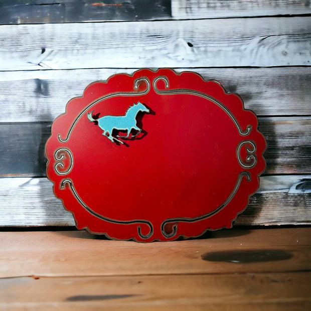 Metal Horse Frame with Magnet