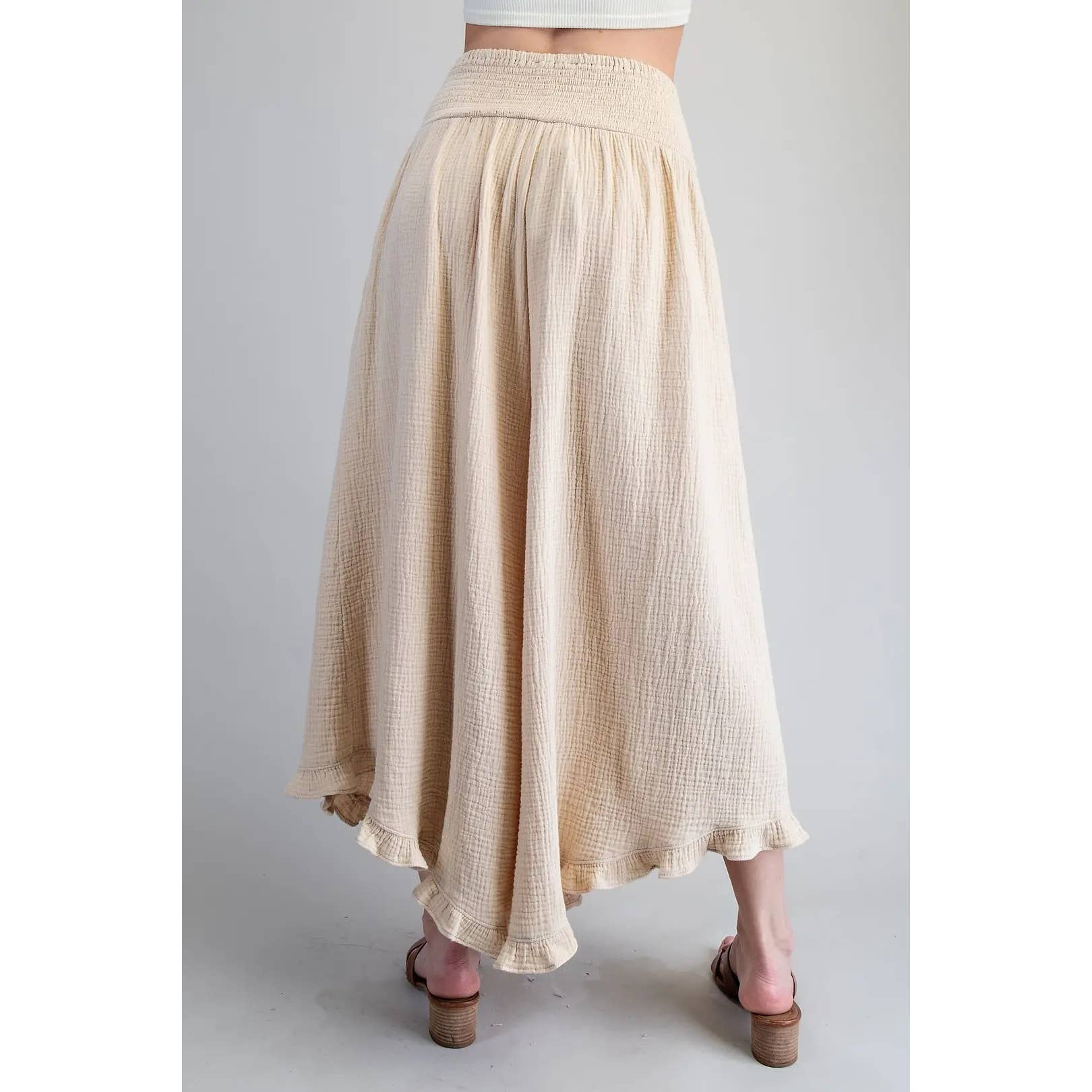 Mineral Washed Pants, Oatmeal