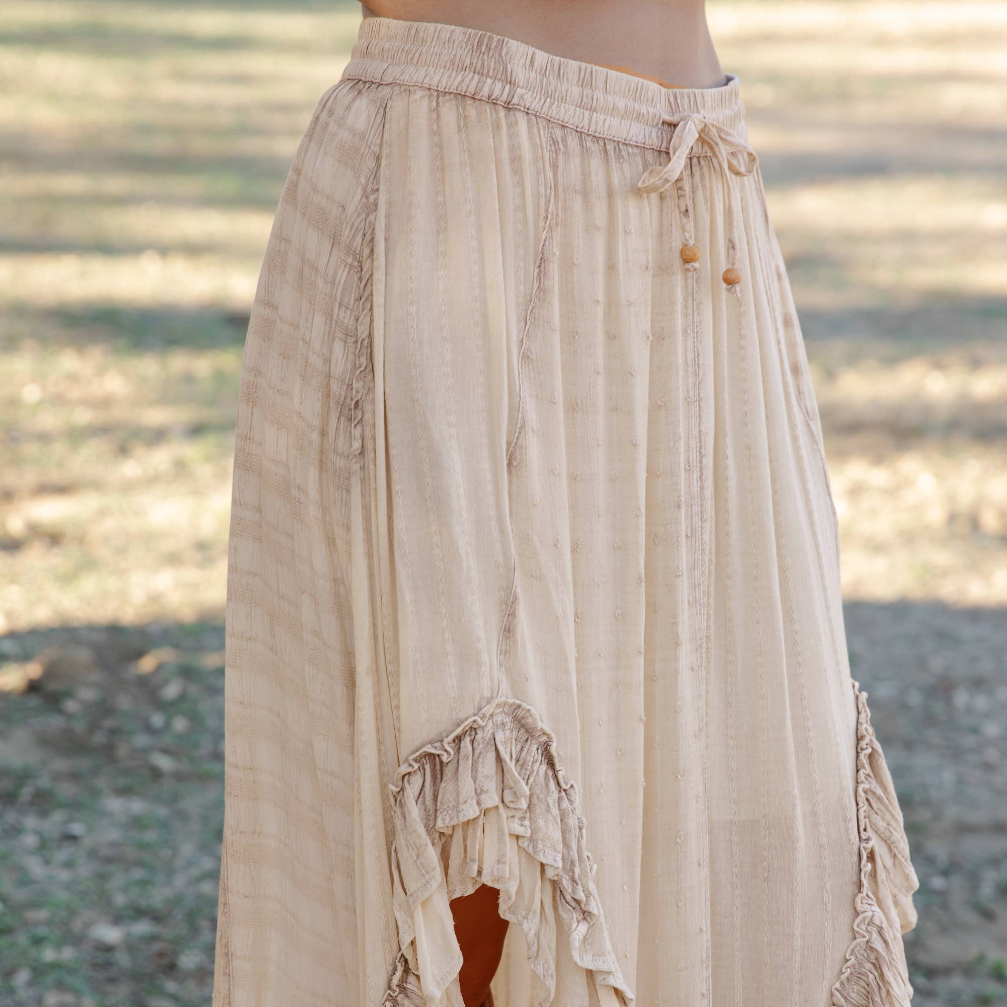 Boho Ruffle Skirt