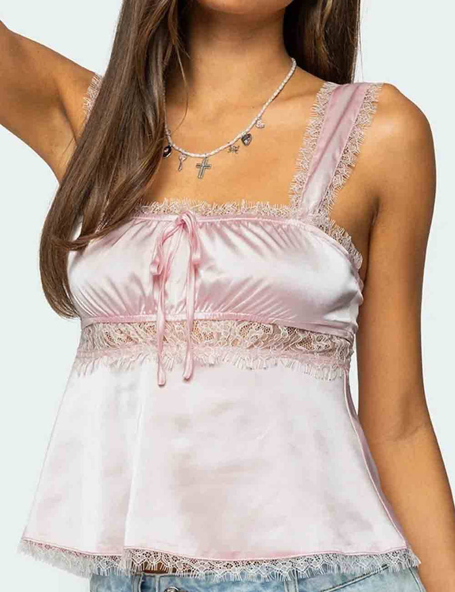 Backless Babydoll Tank Top, Burgundy