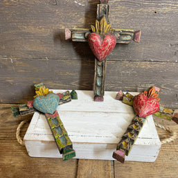 Small Hand Carved Wall Cross