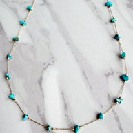Laura Necklace- Turquoise