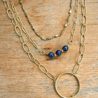 Hadlee Necklace- Blue