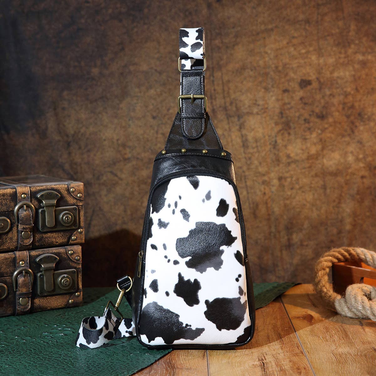 Printed Boho Crossbody Bag