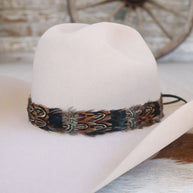 Shea Feather Hat Band