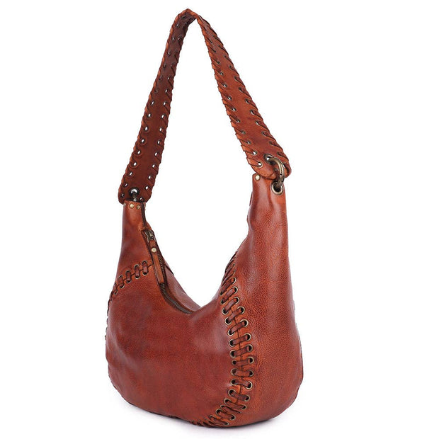 Leather Hobo Western Bag