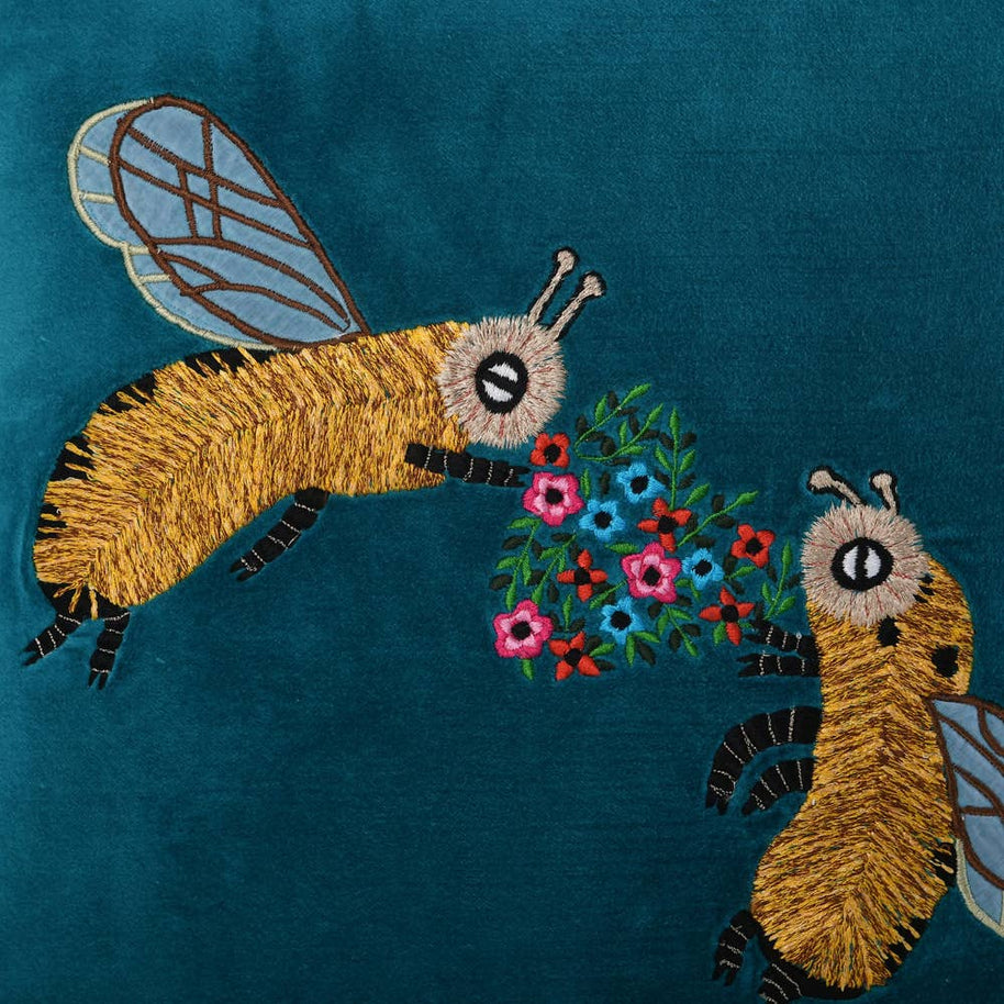 Velvet Loving BEE PILLOW
