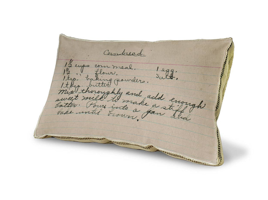 Cornbread Recipe Pillow