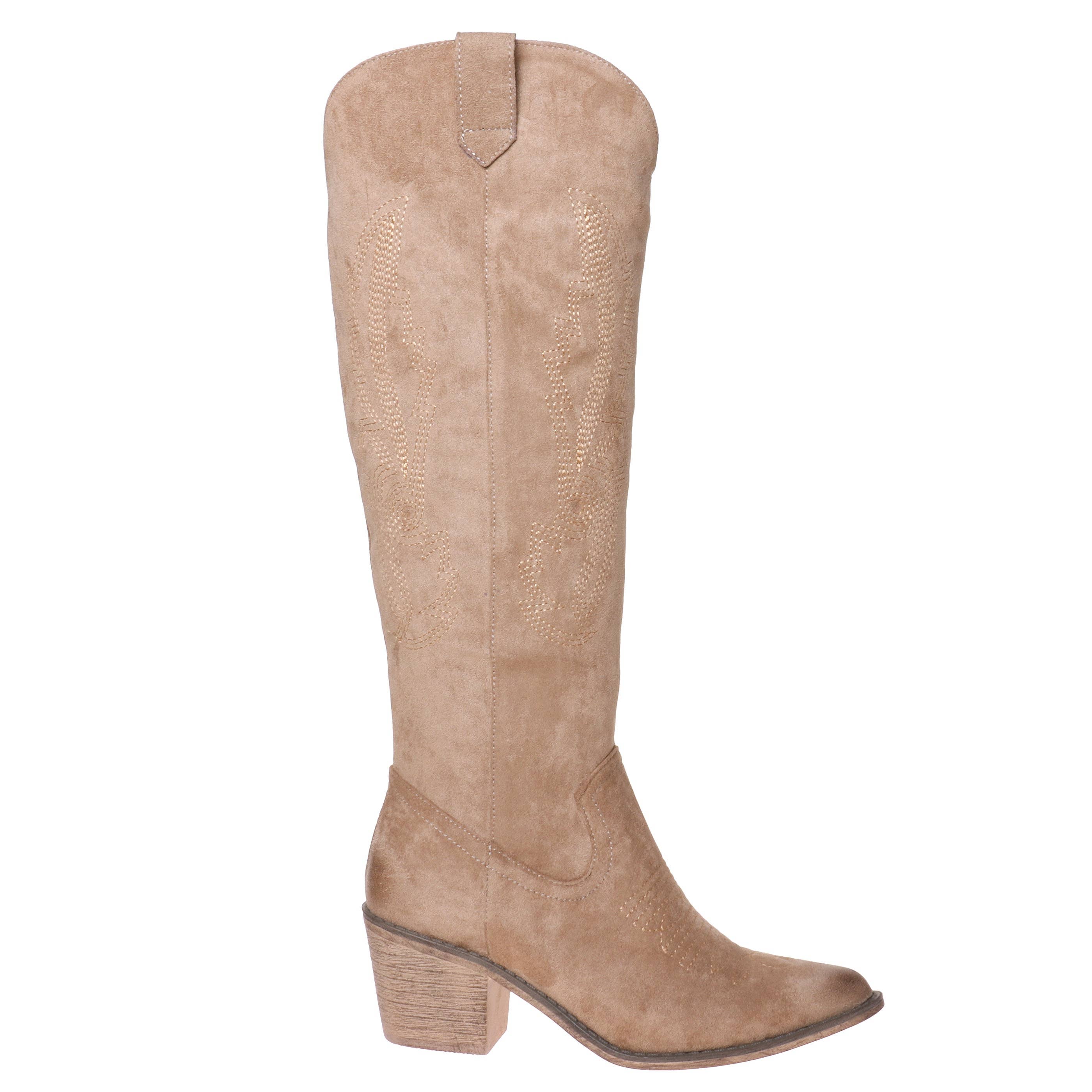 Pierre Dumas Faux Suede Boots