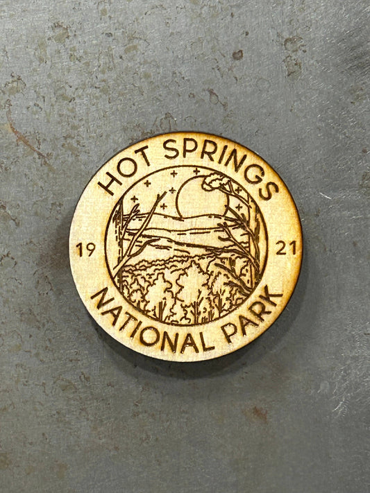 Hot Springs National Park magnet-Circle