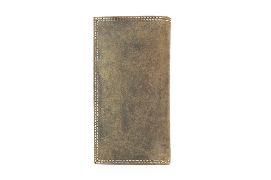 Rodeo Wallet with Embossed Bison Skull ABMW