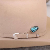 Blue Matrix Hat Pin