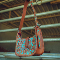 Loyal West Dannia Purse, Med, Whiskey & Water