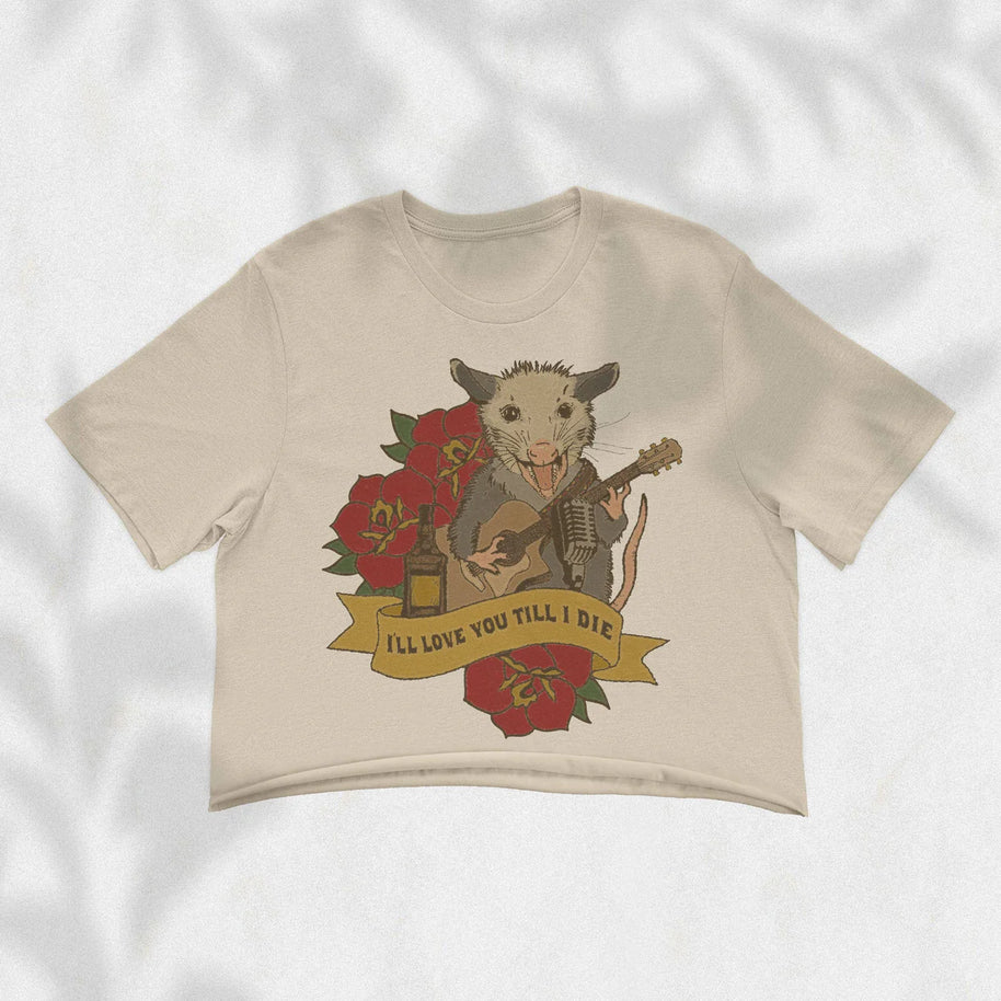 George Jones Possum Shirt, Crop & Regular
