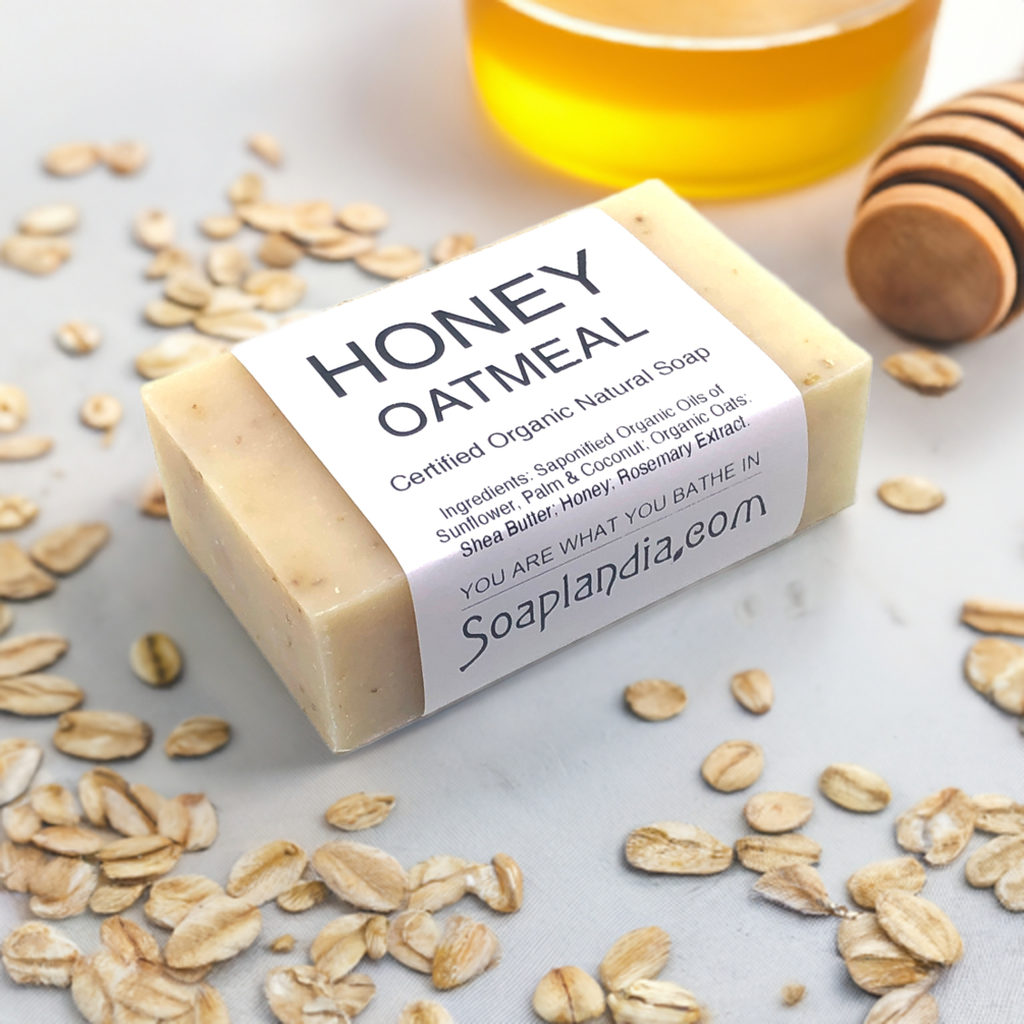 Honey Oatmeal Bar Soap, Organic
