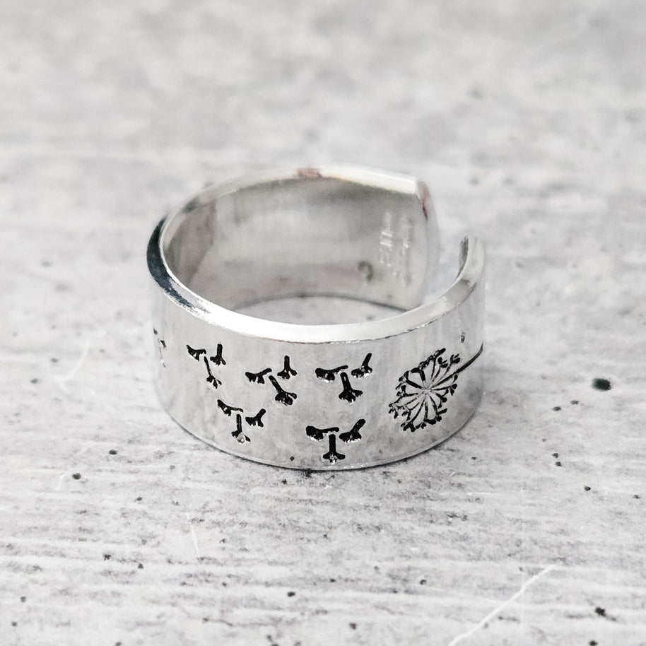 Dandelion Open Back Ring
