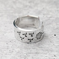 Dandelion Open Back Ring