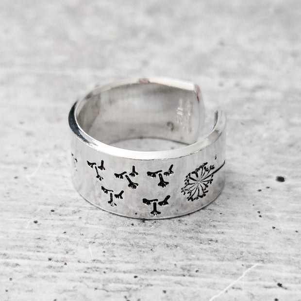 Dandelion Open Back Ring