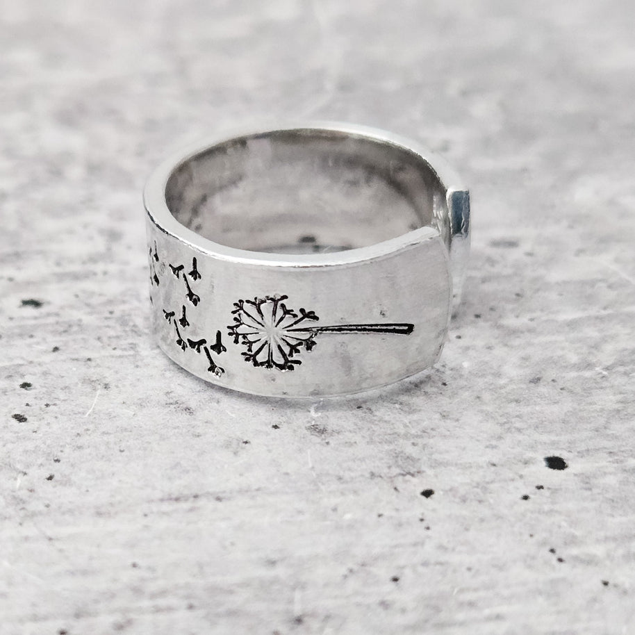 Dandelion Open Back Ring