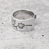 Dandelion Open Back Ring
