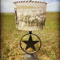 101 Ranch Cowboys and Cowgirls Lampshade Small 8 inch