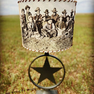 101 Ranch Cowboys and Cowgirls Lampshade Small 8 inch