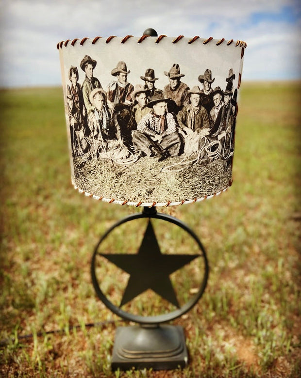 101 Ranch Cowboys and Cowgirls Lampshade Small 8 inch