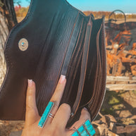 Jessie Jane Brown Hyde Wallet a Haute Southern Hyde by Beth Marie Exclusive