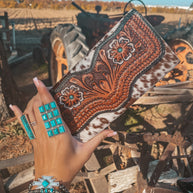 Jessie Jane Brown Hyde Wallet a Haute Southern Hyde by Beth Marie Exclusive