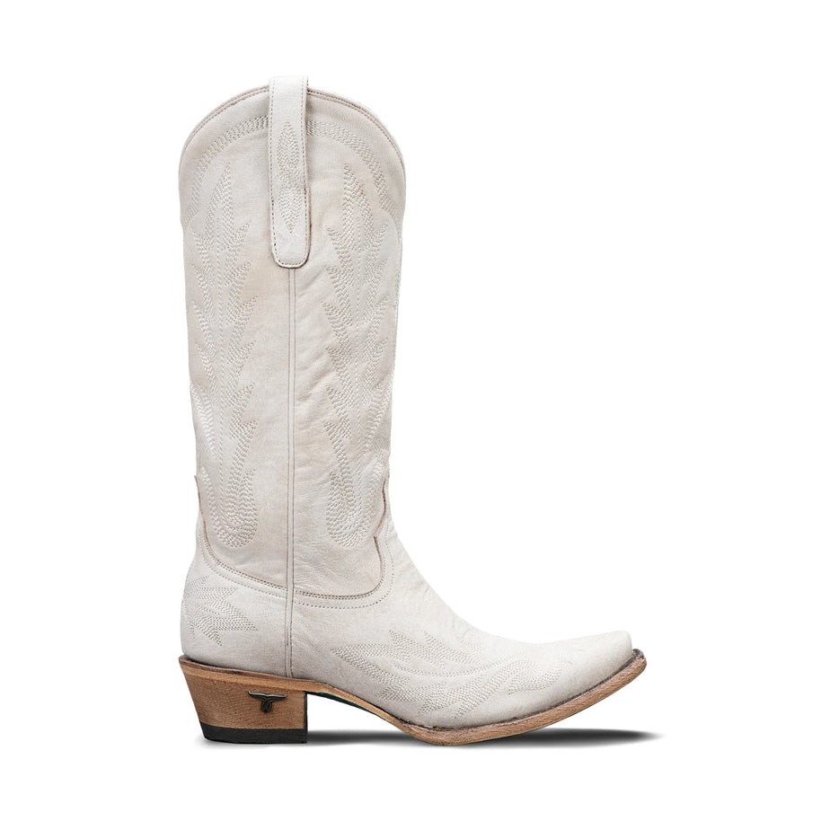 LANE Boots, Cream Crackle