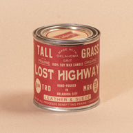 Lost Highway: Leather + Suede Soy Wax Candle