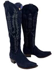 Old Gringo Boots, Mayra Blue Suede, Relaxed Fit