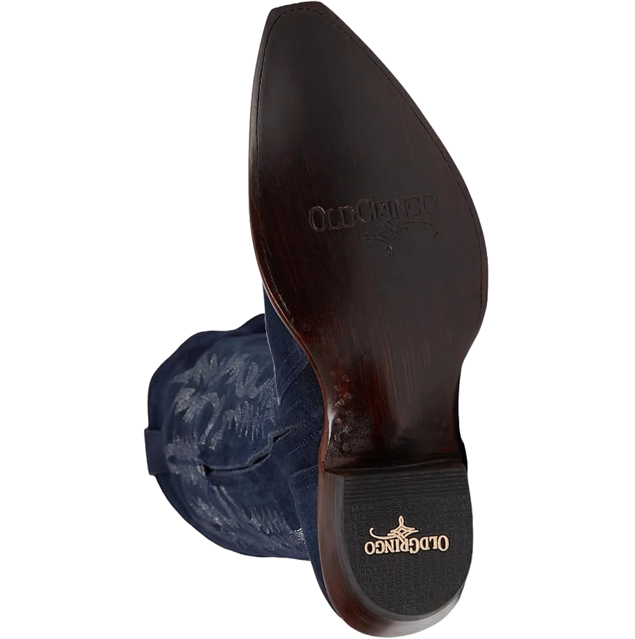 Old Gringo Boots, Mayra Blue Suede, Relaxed Fit