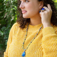 Oxford Long Pendant Necklace