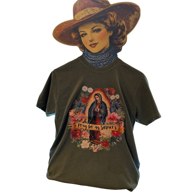 Pray for us Sinners - Short Sleeve T Shirt