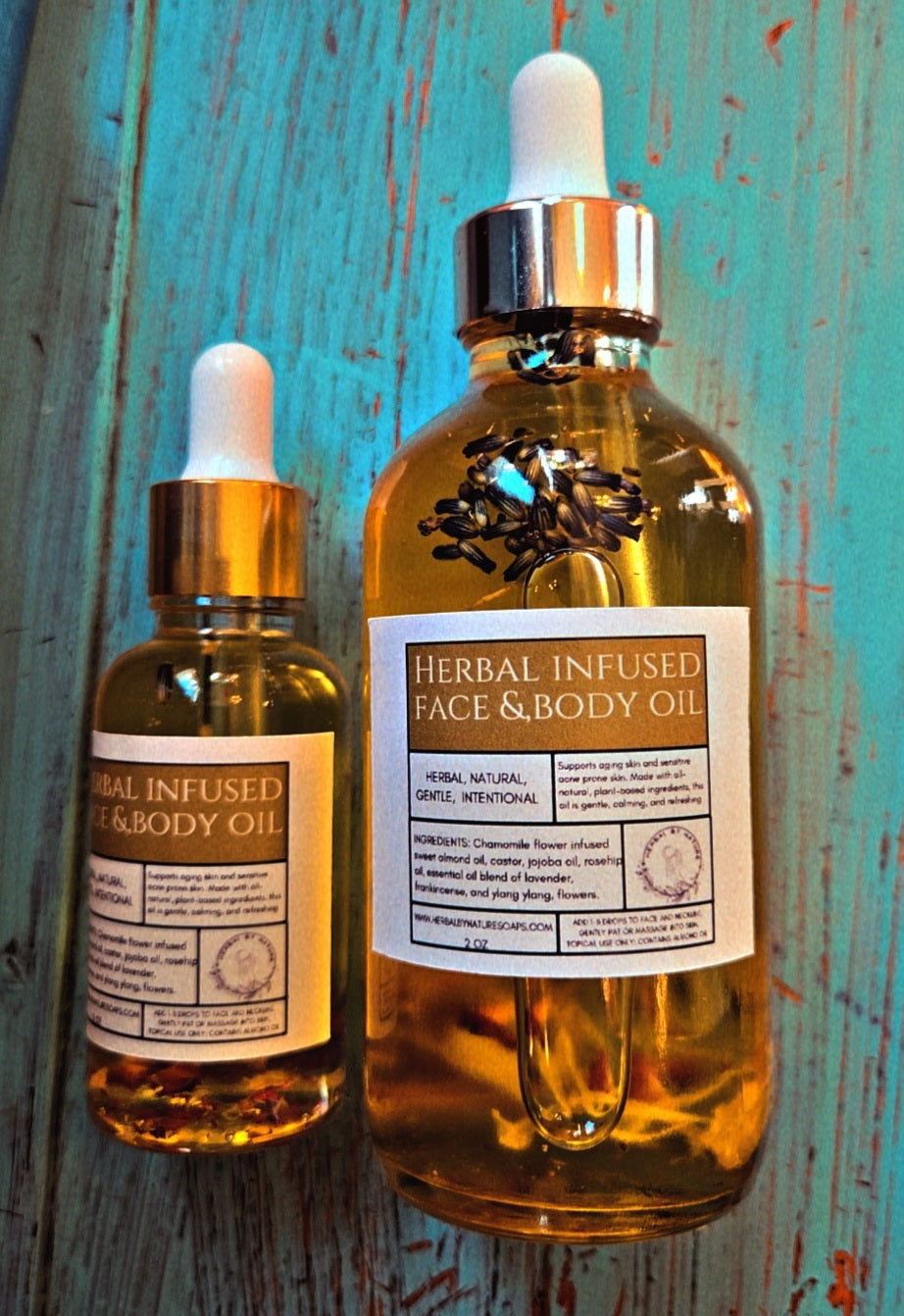Herbal infused face & body oil