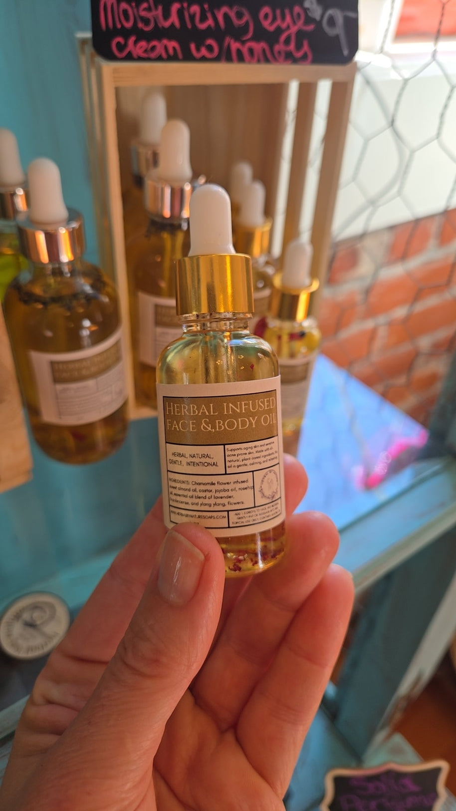 Herbal infused face & body oil