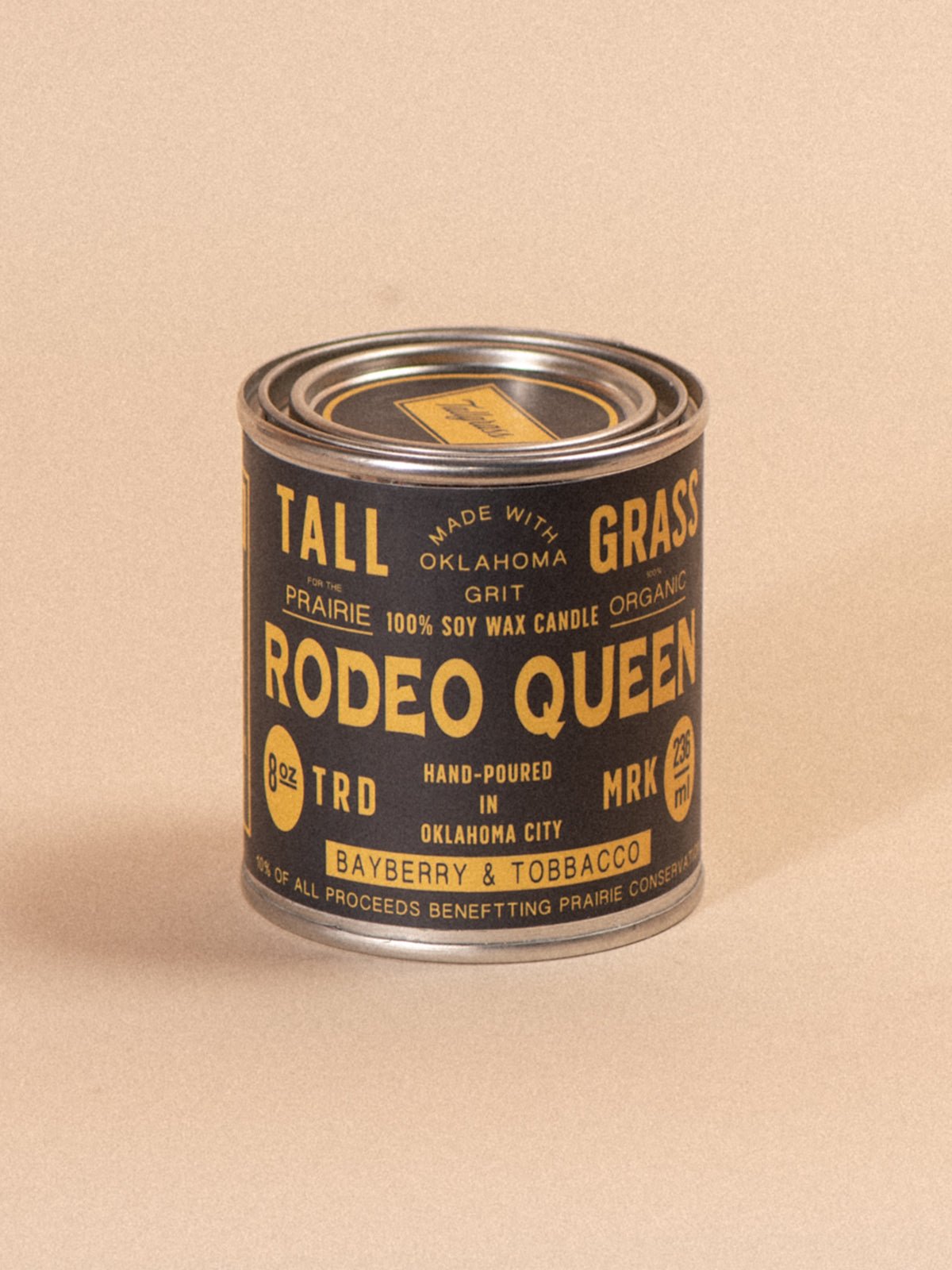 Rodeo Queen: Bayberry + Tobacco Soy Wax Candle