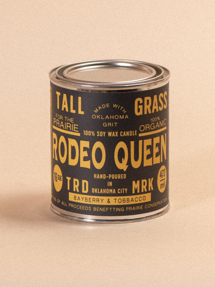 Rodeo Queen: Bayberry + Tobacco Soy Wax Candle