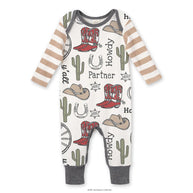 Howdy Partner Cowboy Western Romper