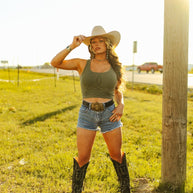 The Original, Viral Boot Stitch Western Tank Top