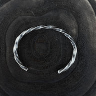 Twisted Bracelet - Handmade Unisex Cuff | Boles Silver
