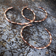 Twisted Bracelet - Handmade Unisex Cuff | Boles Silver