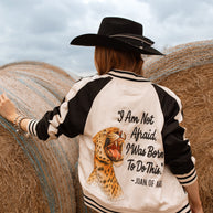 Rodeo Quincy Cream and Black Jacket