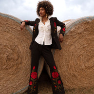 Black Rose Pant