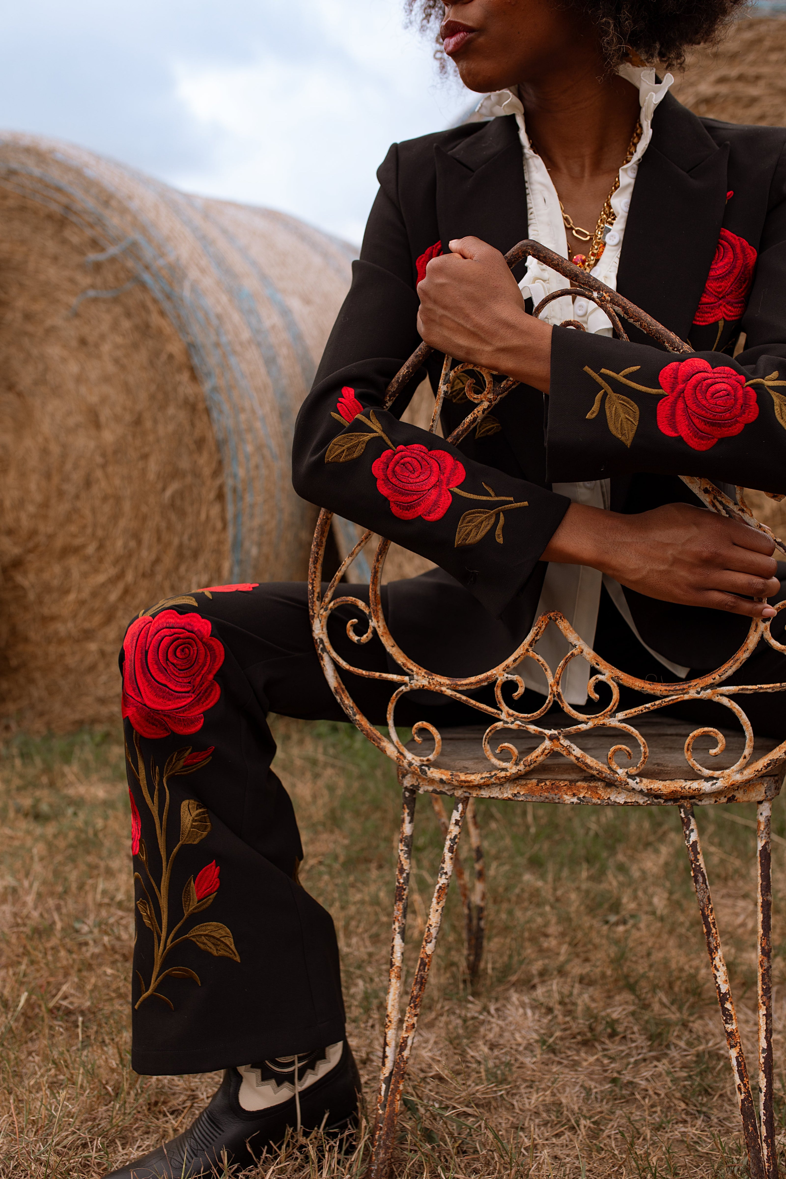 Black Rose Pant