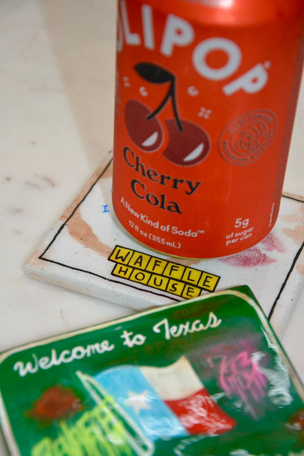 WAFFLE HOUSE-INSPIRED USED NAPKIN COASTER