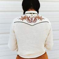 Long Sleeve Horseshoe Snap Shirt